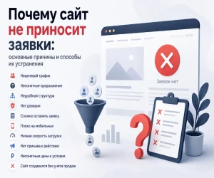 Почему сайт не приносит заявки: основные причины и способы их устранения